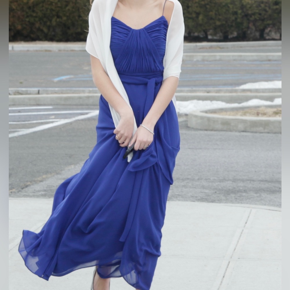 Ralph lauren royal blue dress